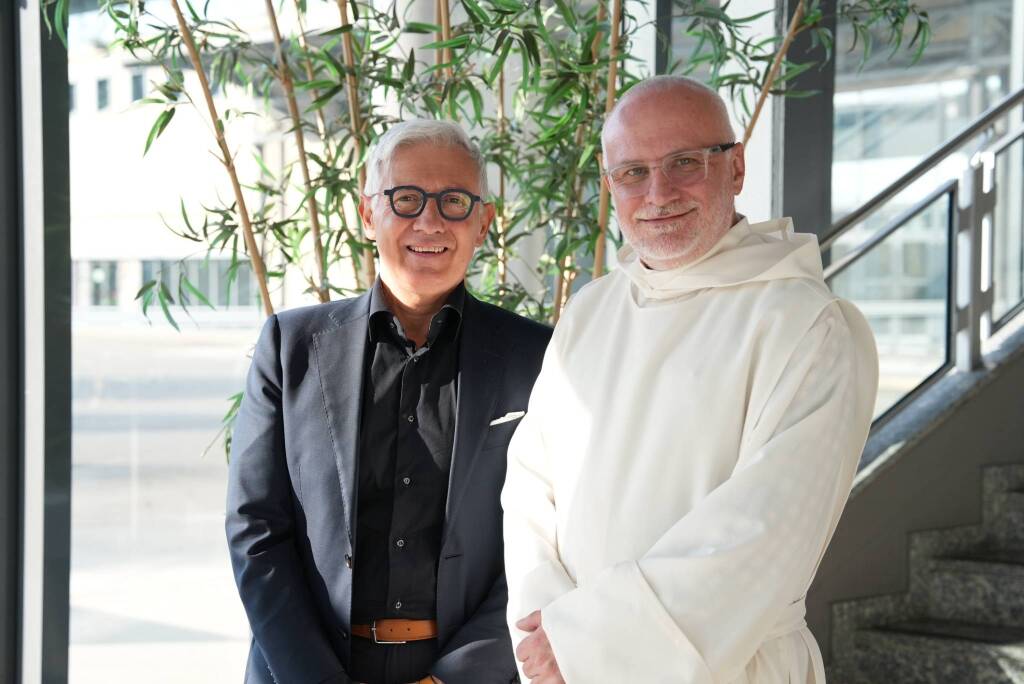 Fausto Walter Turco e padre Natale Brescianini incontrano i diplomati di ITS INCOM