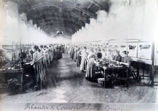 Filanda Comerio fabbrica tessile 1913