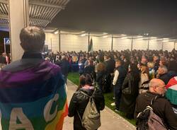 Flash Mob per Gaza e i sanitari morti davanti all’Ospedale di Legnano 