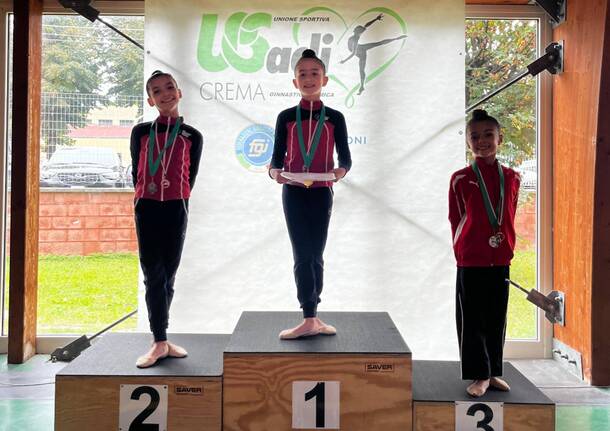 Ginnastica Moderna di Legnano sul podio di Crema