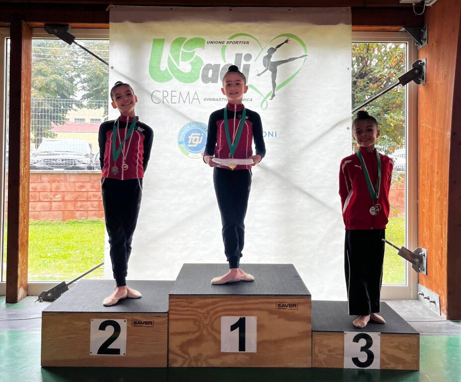 Ginnastica Moderna di Legnano sul podio Crema