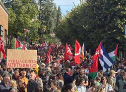 Il corteo per Gaza a Varese nel giorno dello sciopero generale