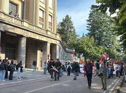 Il corteo per Gaza a Varese nel giorno dello sciopero generale