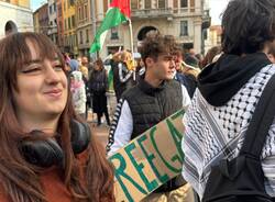 Il corteo per Gaza a Varese nel giorno dello sciopero generale