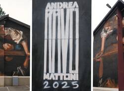 Il nuovo murale di Andrea Ravo Mattoni a Comerio