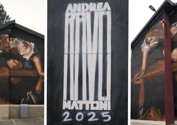 Il nuovo murale di Andrea Ravo Mattoni a Comerio