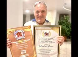 Il pizzaiolo nervianese Paolino Bucca premiato come "Ambasciatore della buona pizza nel mondo"