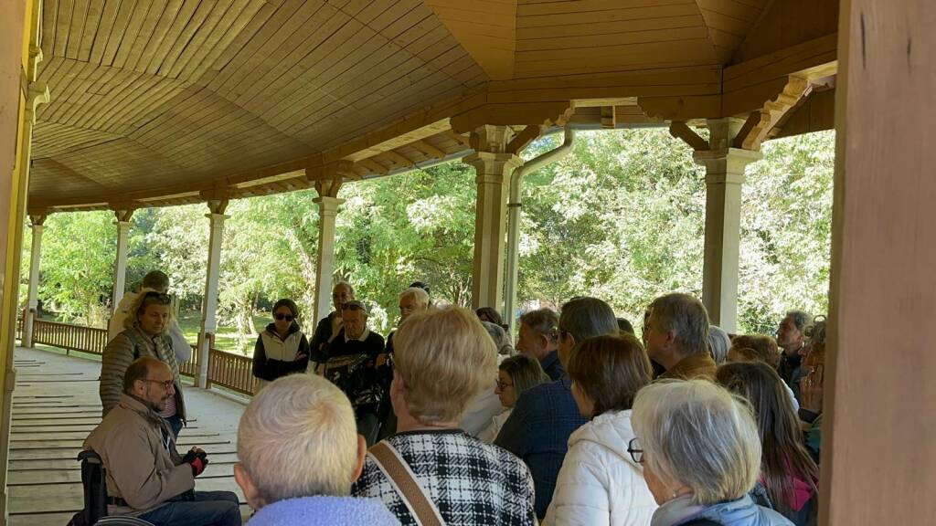 Inaugurazione dei Solarium al parco Ex Ila