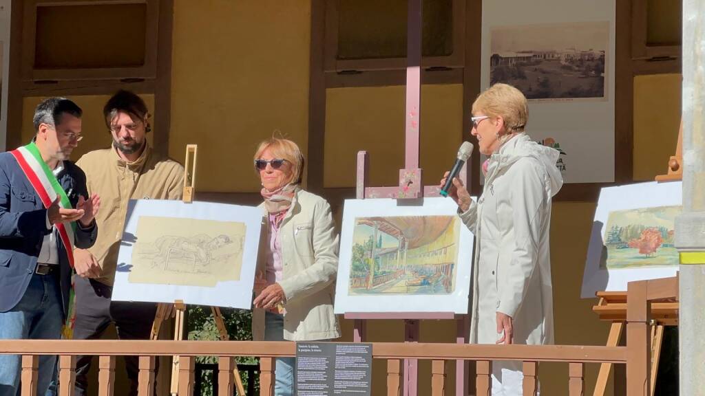 Inaugurazione dei Solarium al parco Ex Ila