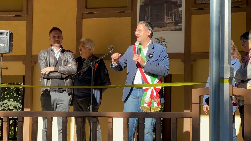 Inaugurazione dei Solarium al parco Ex Ila