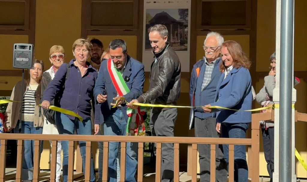 Inaugurazione dei Solarium al parco Ex Ila