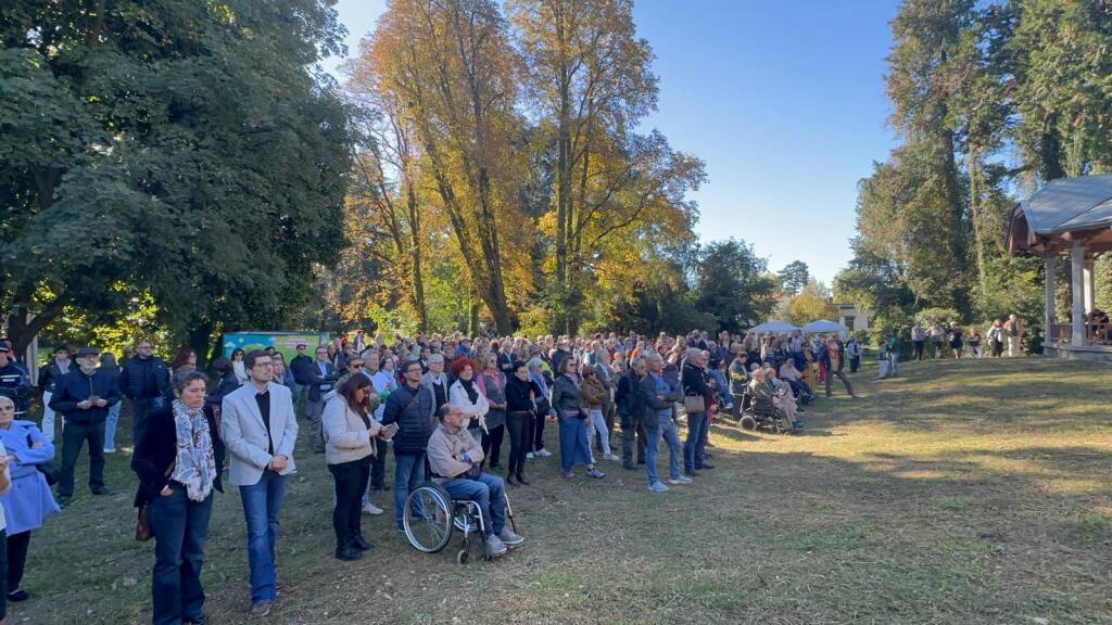 Inaugurazione dei Solarium al parco Ex Ila