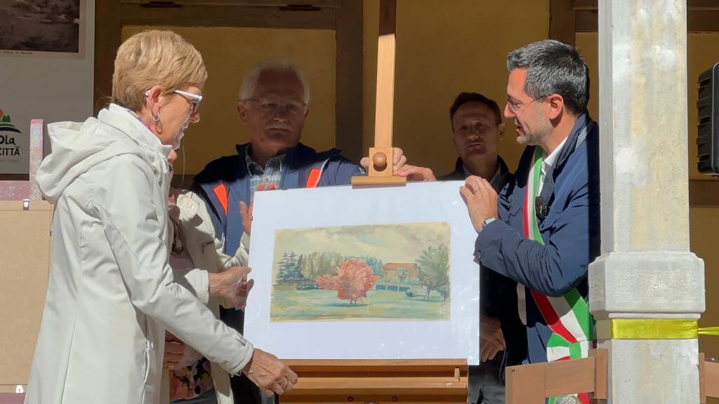 Inaugurazione dei Solarium al parco Ex Ila