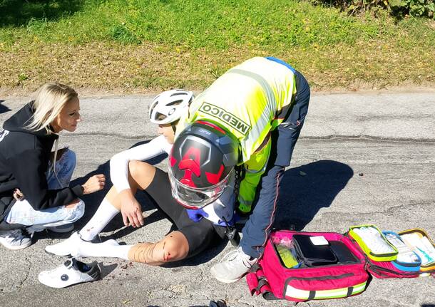 Incidente durante la Gran Fondo Tre Valli Varesine