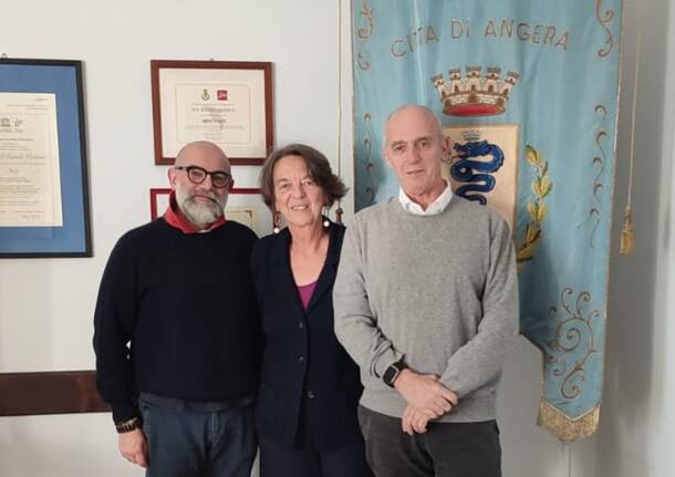 incontro moreno calicchio con sindaco angera