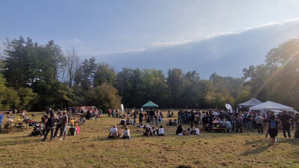 La castagnata dell'associazione amici campo dei fiori