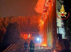 Lecco - Incendio monastero Romite