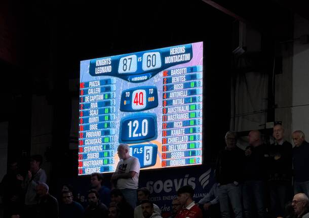 Legnano Basket – Herons Montecatini – Foto by Andrea Bernasconi