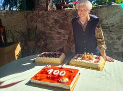 Azzate festeggia i 100 anni di Nonna Lina, storica cartolaia del paese