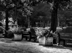 Località Caldè in bianco e nero 