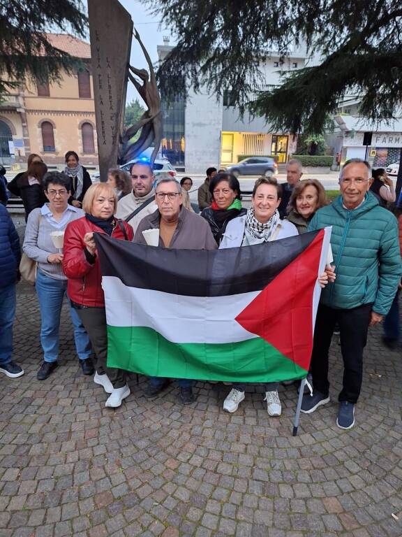 manifestazione Gaza Samarate