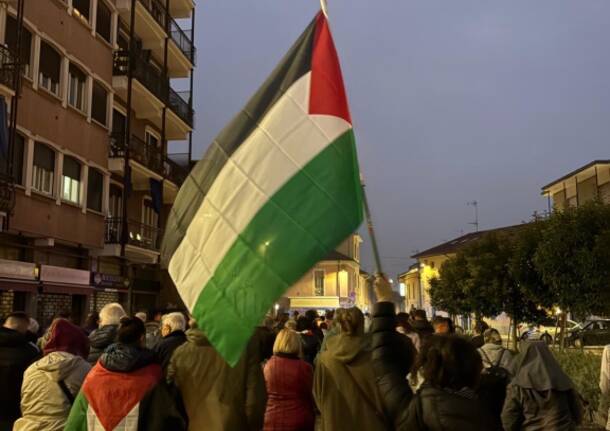 manifestazione Gaza Samarate
