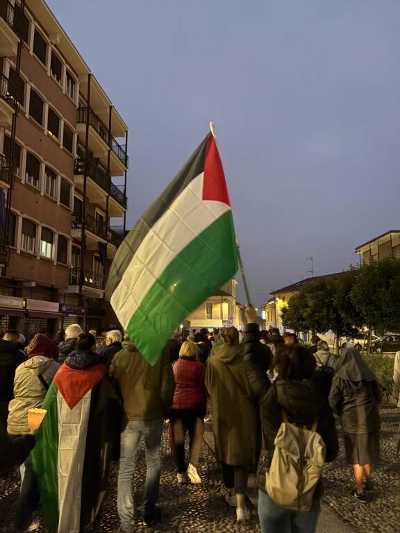 manifestazione Gaza Samarate