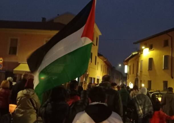 manifestazione Gaza Samarate
