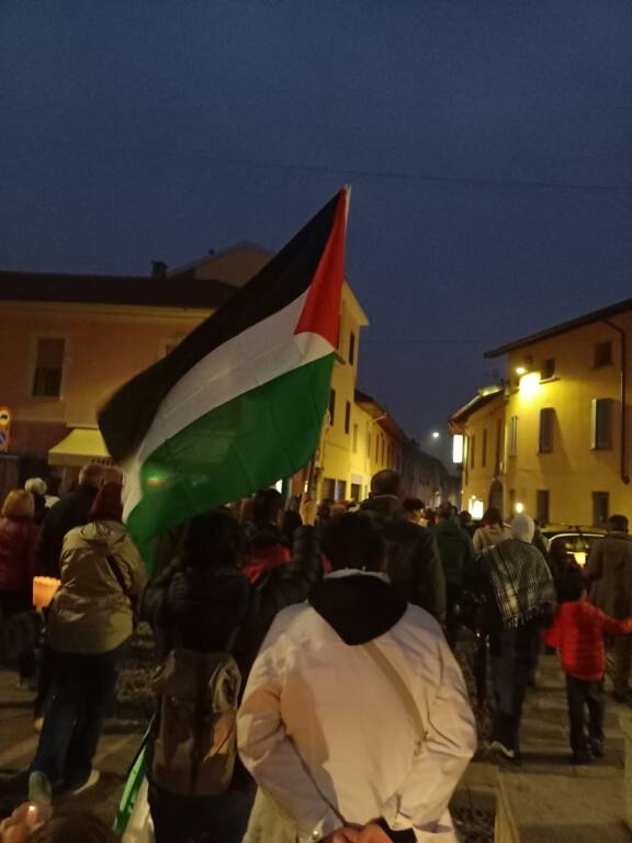 manifestazione Gaza Samarate