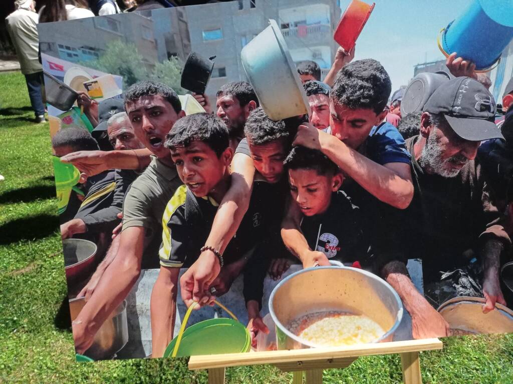 manifestazione Gaza Samarate