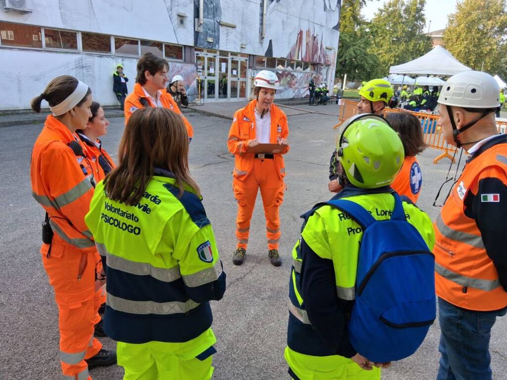 Maxi esercitazione Protezione civile Milano