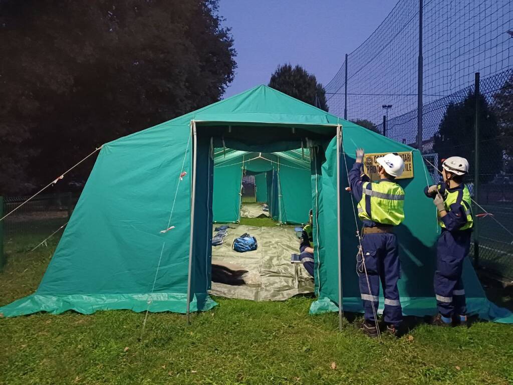 Maxi esercitazione Protezione civile Milano