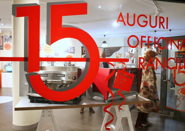 OFFICINA RANCILIO 1926 festeggia 15 anni, insieme al nuovo progetto con la città di Parabiago 