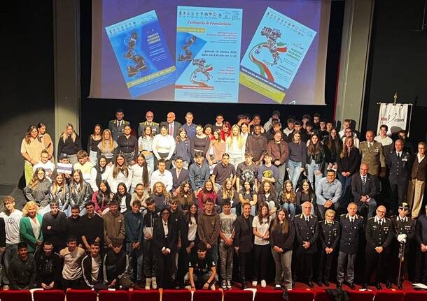 premiazione progetto interforze ite tosi e itis riva