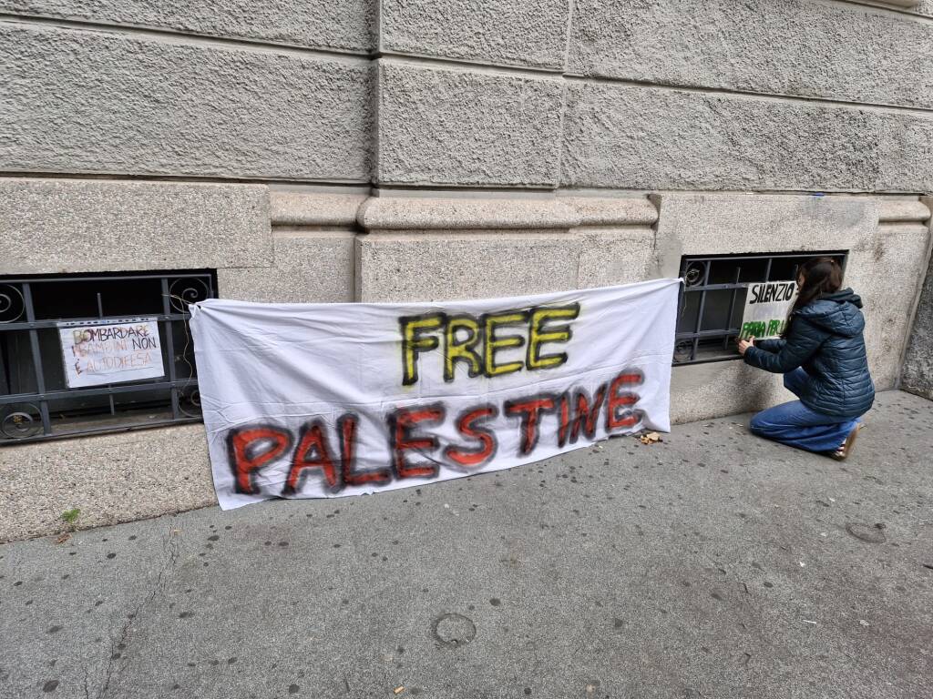Presidio per la Palestina a Legnano