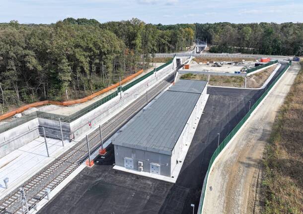 Il cantiere della ferrovia Gallarate-Malpensa è quasi finito