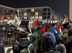 Protesta Palestina Malpensa 