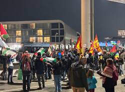 Protesta Palestina Malpensa 