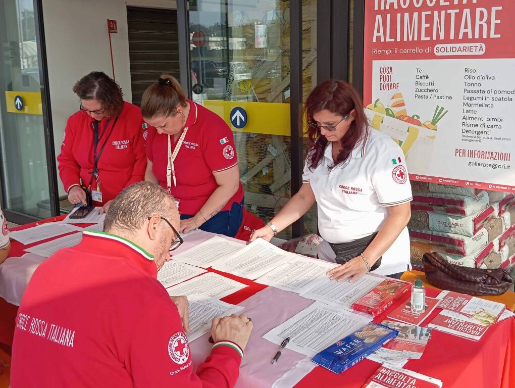 Raccolta Alimentare Cri Gallarate 2025