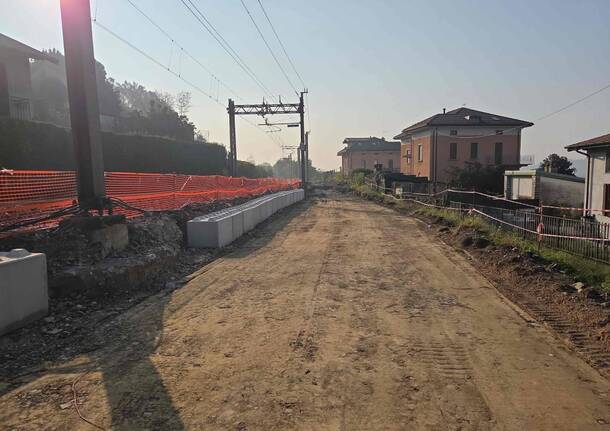 Tra Gemonio e Cittiglio si fa spazio per un secondo binario