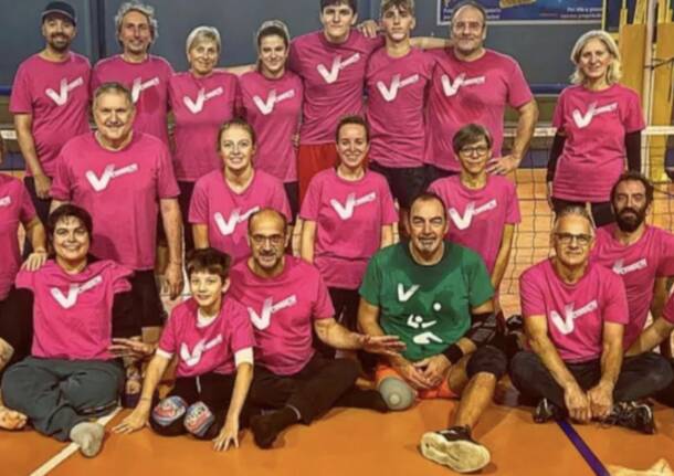 sitting volley