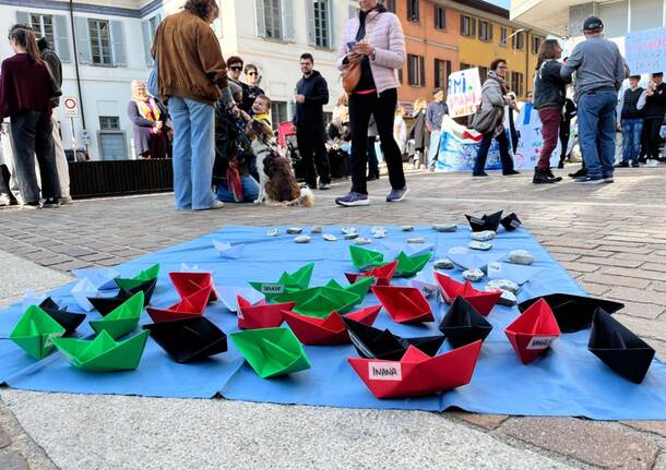 Somma Lombardo Sciopero generale  palestina 