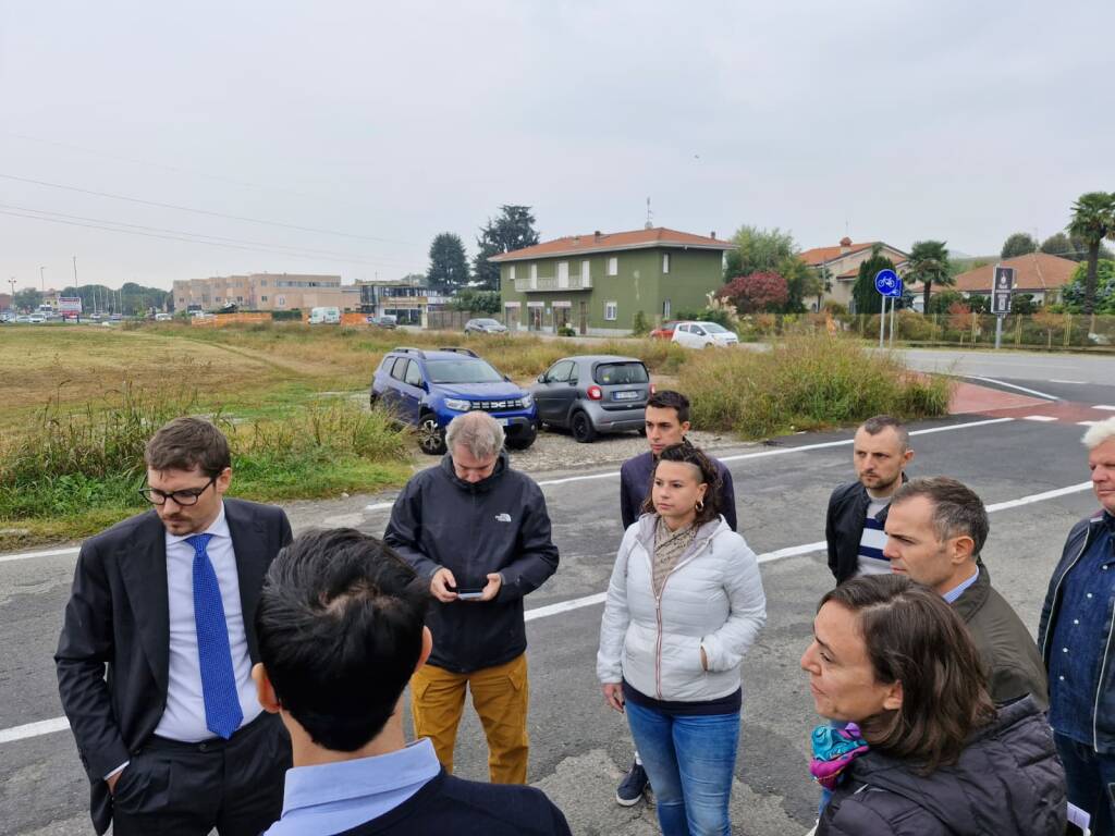 Sopralluogo per i lavori del biciplan metropolitano