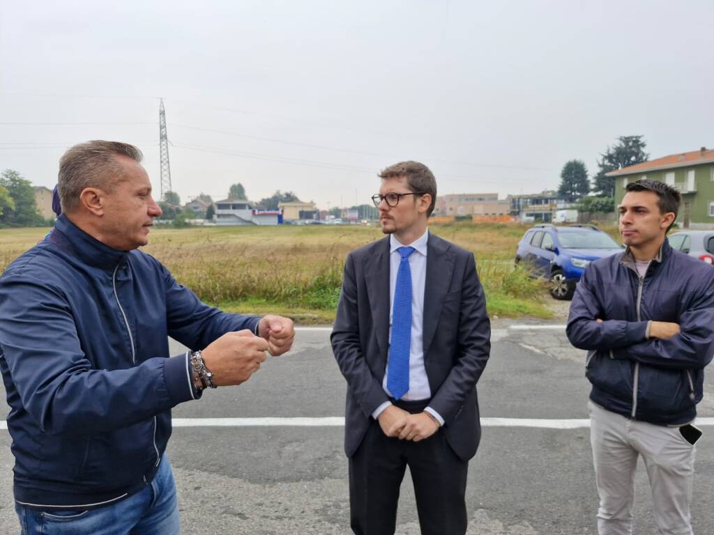 Sopralluogo per i lavori del biciplan metropolitano