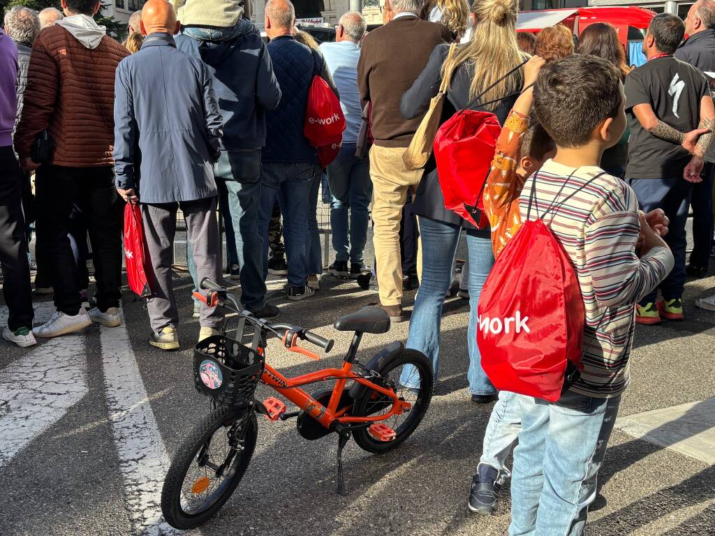 Tutti in bici in centro per la tre valli