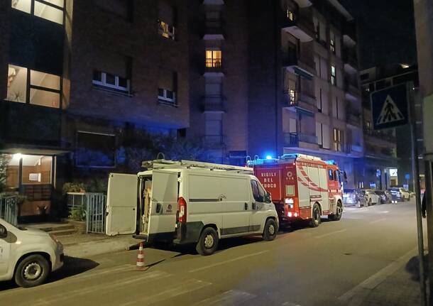 Varese - Fuga di gas in via Sant'Imerio