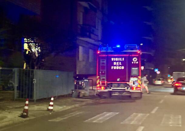 Varese - Fuga di gas in via Sant'Imerio