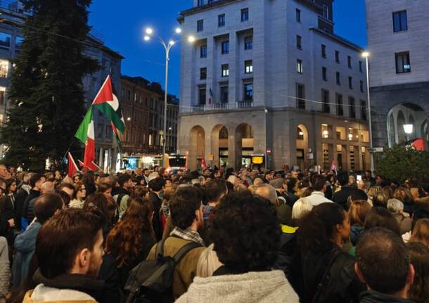 Varese - Presidio per Gaza 2 ottobre 2025
