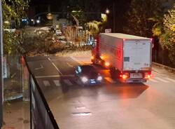 Albero caduto in via Sanvito Silvestro