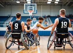 basket in carrozzina